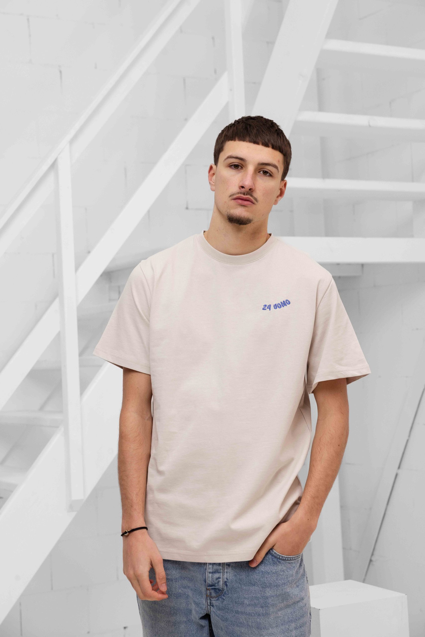 24 Uomo Sunny T-Shirt Heren Bruin