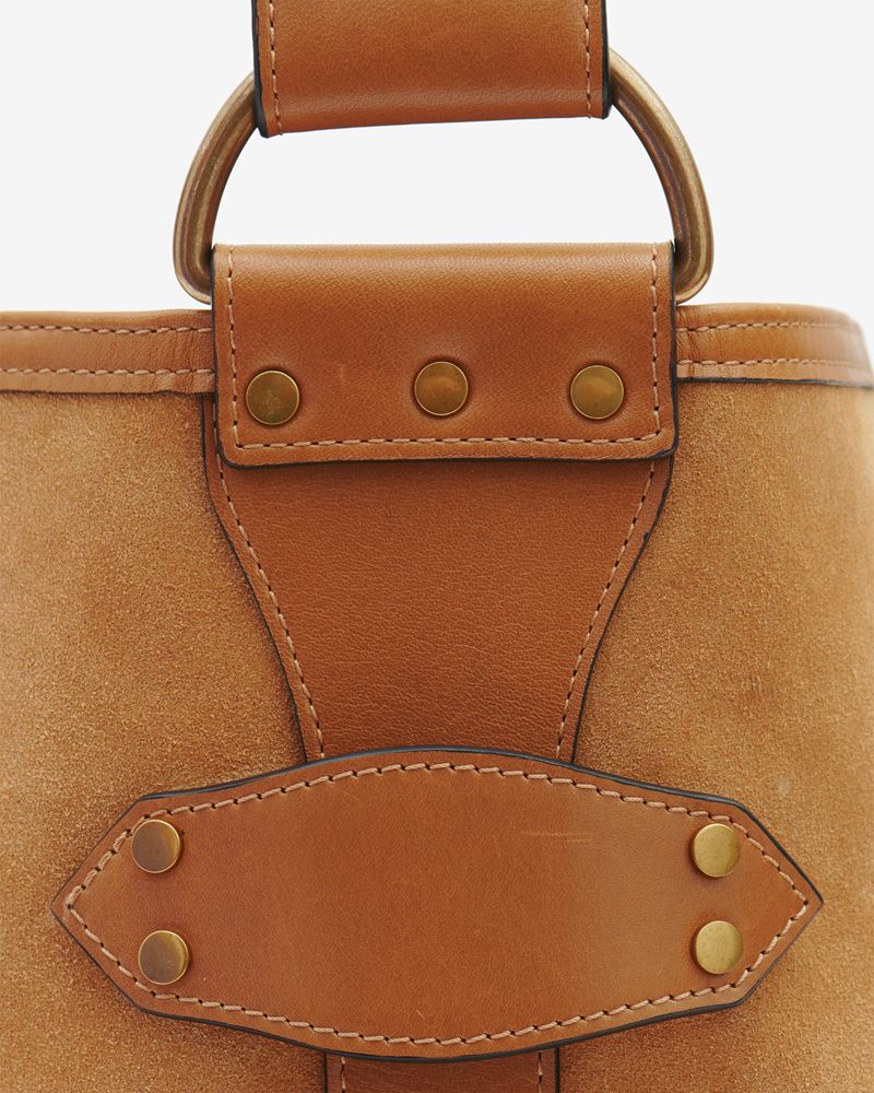 SAC PORTÉ ÉPAULE EN CUIR VELOURS SAMARA