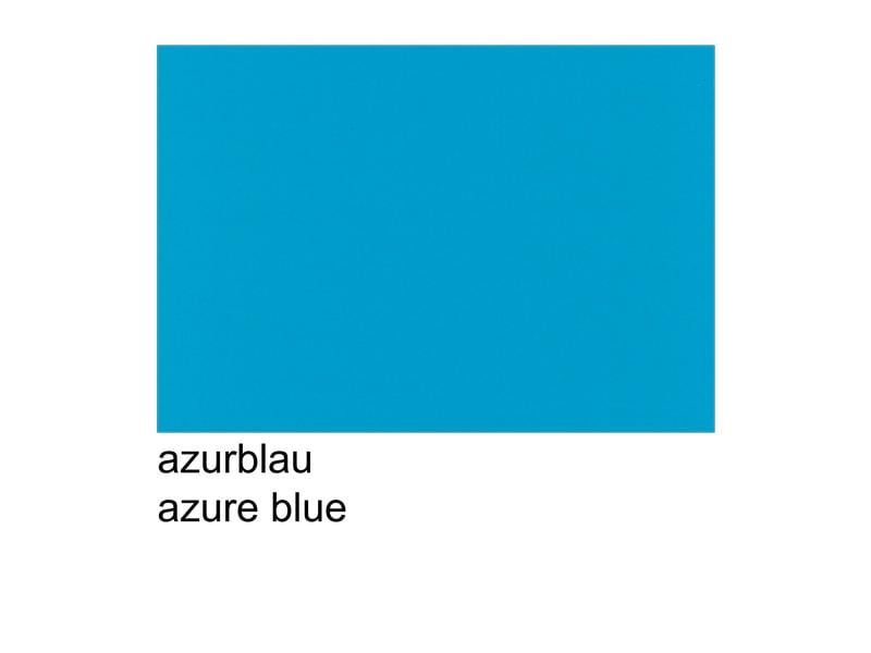 Papyrus Tonzeichenpapier A4, 130 g/m²,  100 Stück, Azurblau Mattes Bastelpapier