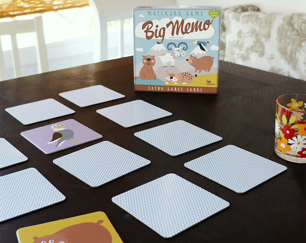 Memospiel BIG MEMO - MOUNTAINS 16-teilig