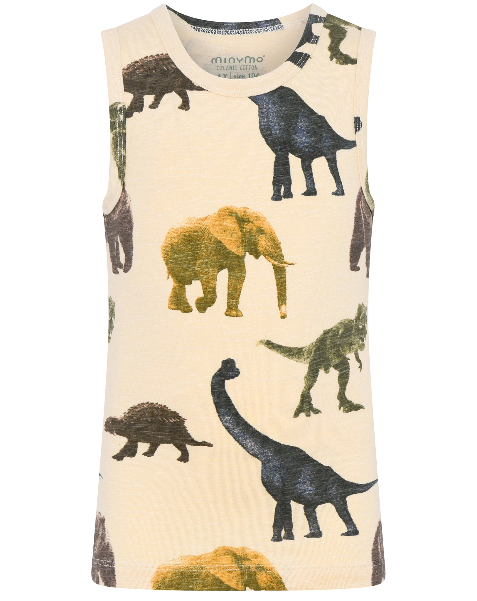 Unterhemd WILD ANIMALS 2er-Pack in biscotti/blau
