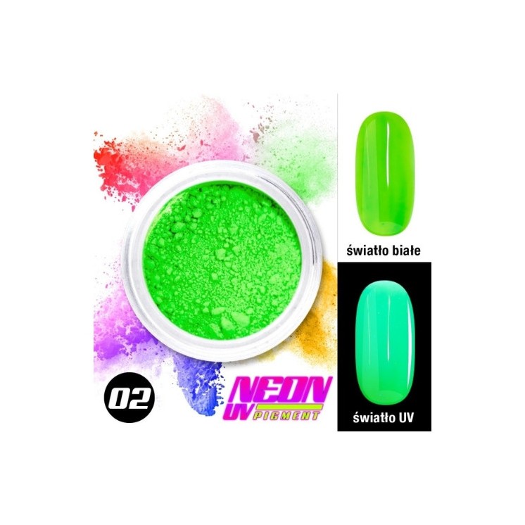 MollyLac Neon UV Nagelpoeder /02/ 0,06 g
