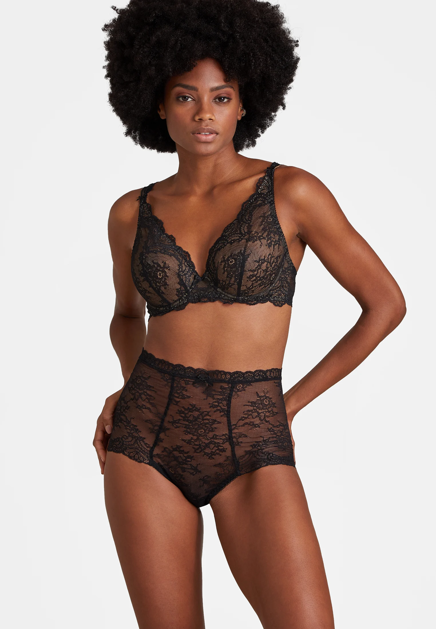 DANSE DES SENS - Culotte taille haute | Noir