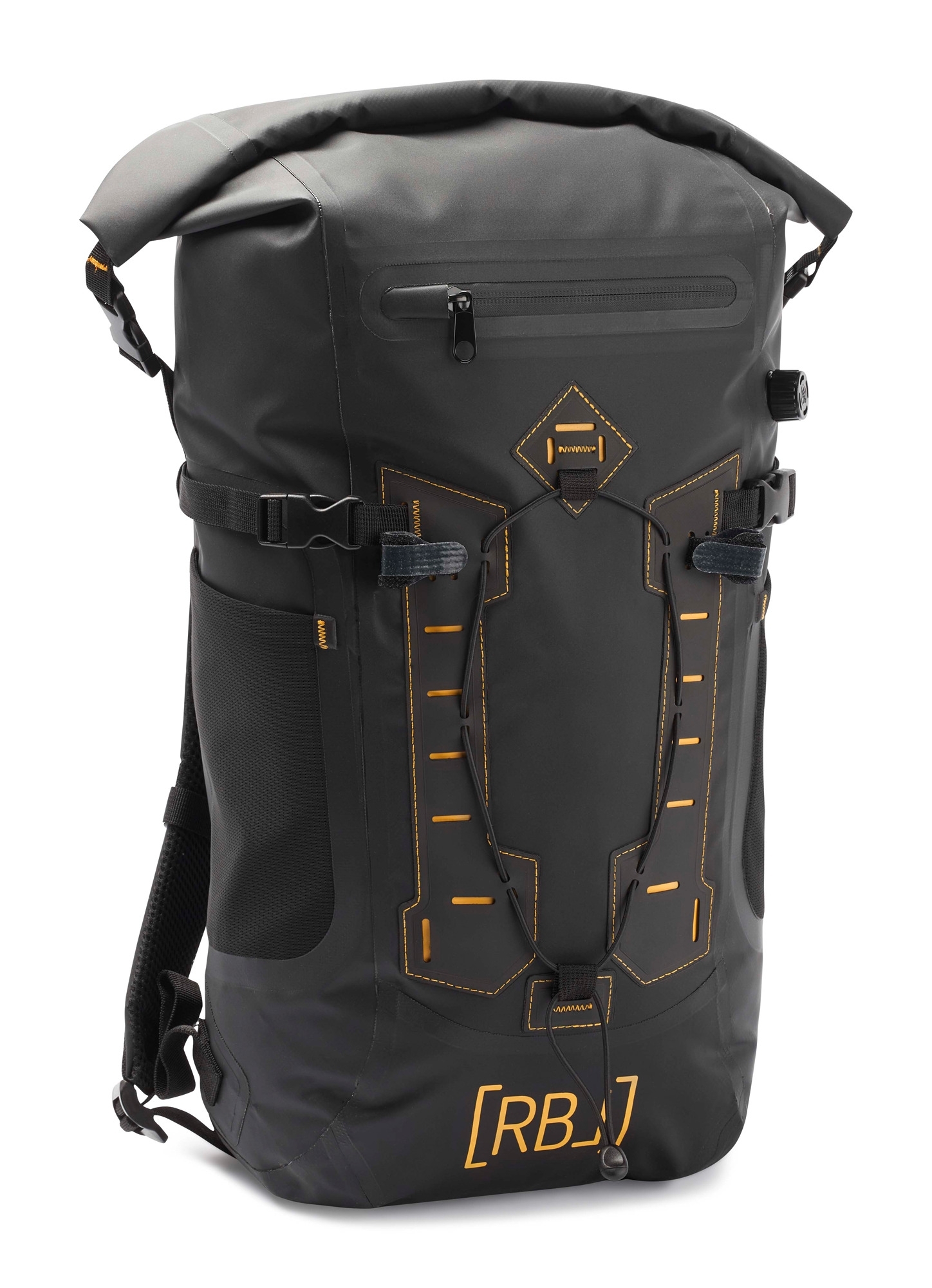 Rebel Outdoor Rucksack mit Rolltop-Verschluss 25 Liter schwarz