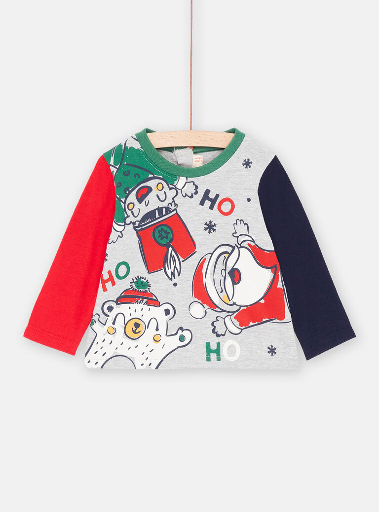 T-shirt sur le thème noel pour bébé garçon