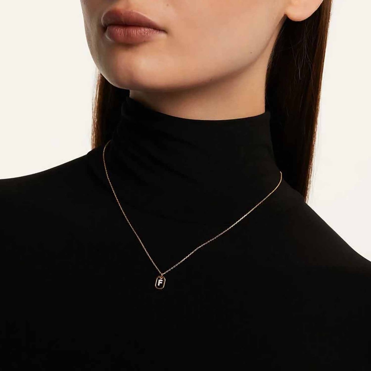 Collier Pdpaola Lettre F Mini doré