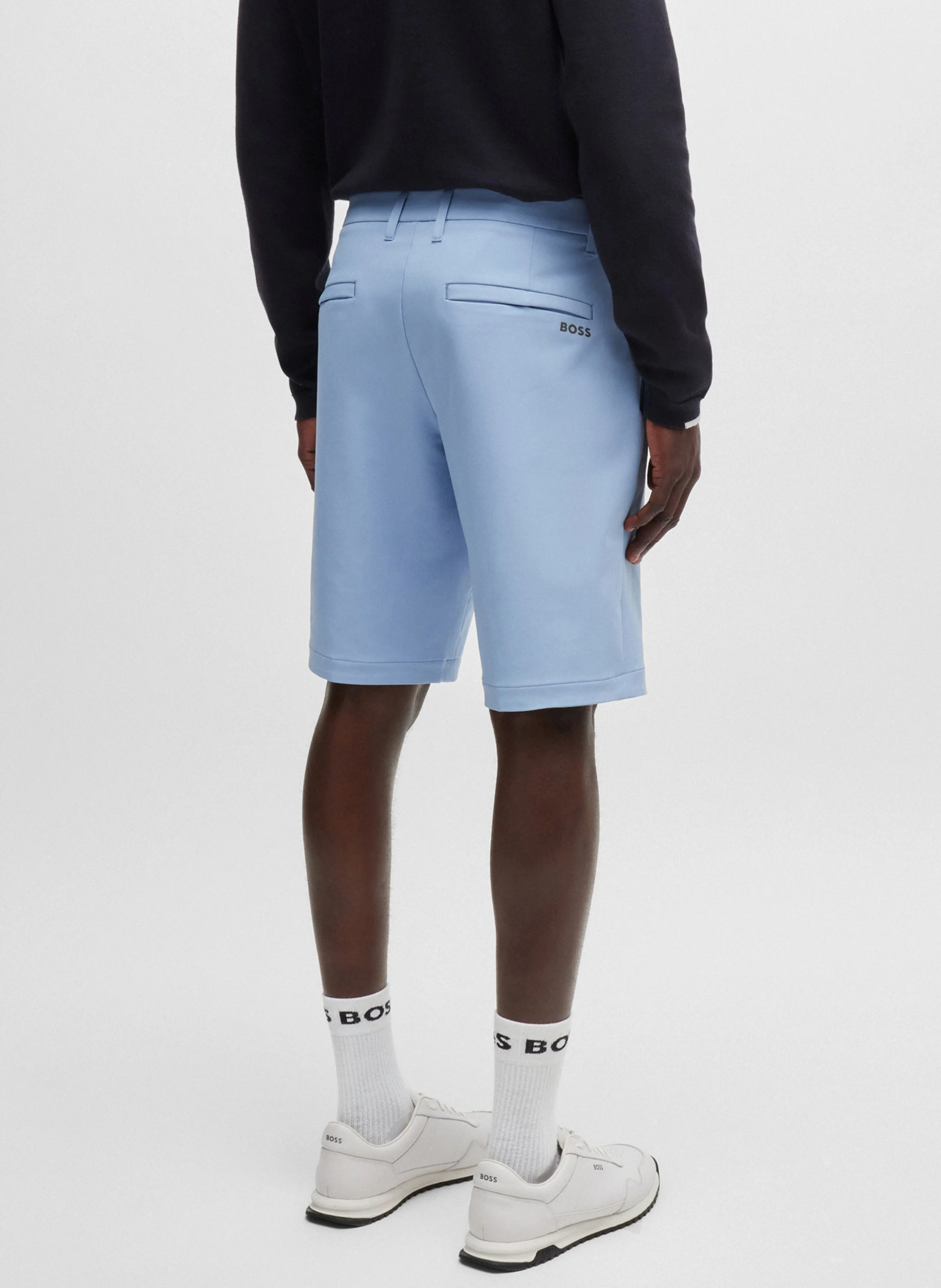 Short ajusté| Bleu