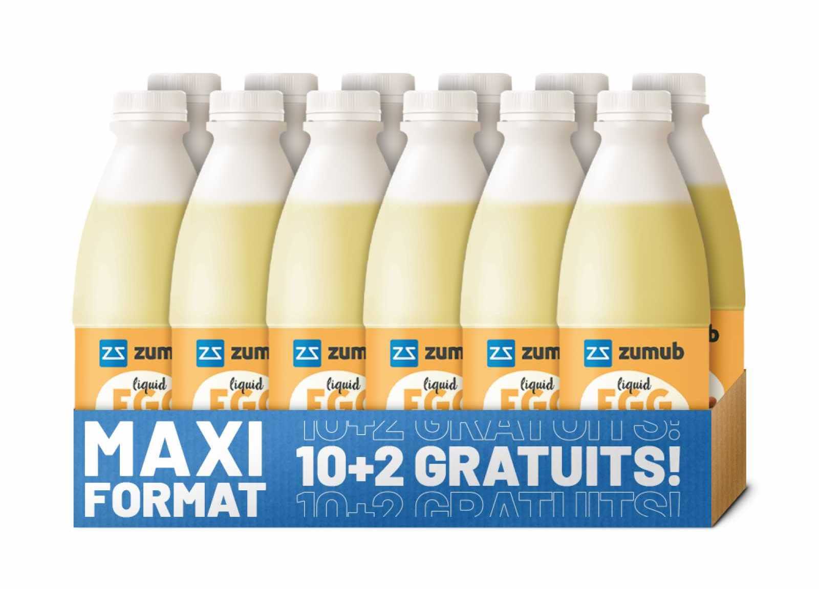 Zumub Zumub Claras de Ovo Líquidas 500g - Oportunidade