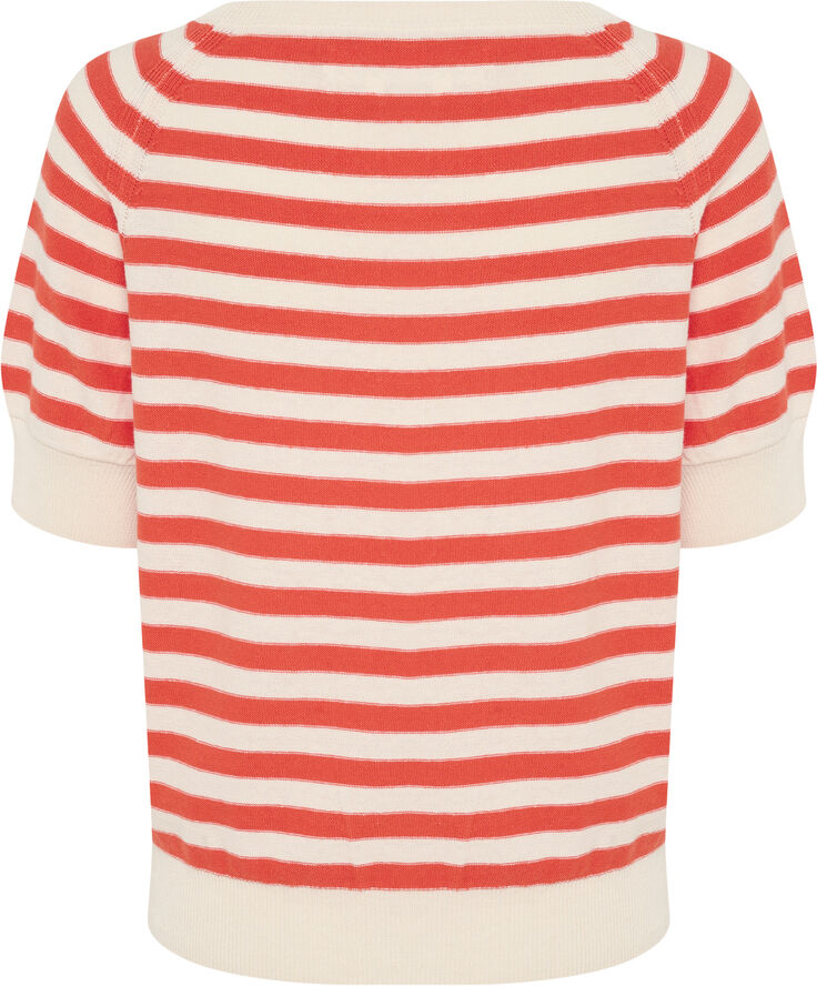 Part Two GlenniePW PU Mandarin red stripe