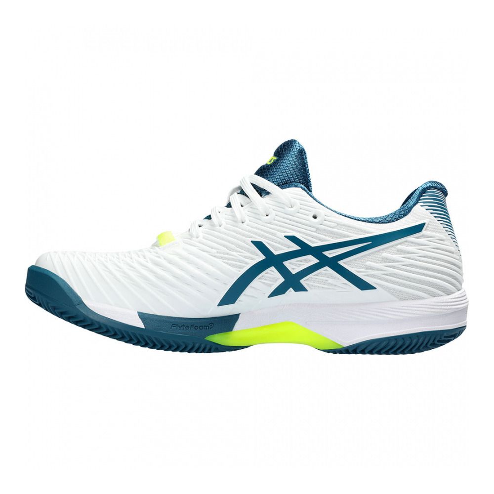 Asics SOLUTION SPEED FF 2 CLAY - Chaussures de tennis Homme white/restful teal