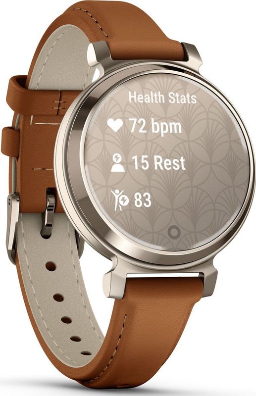 Garmin - Lily 2 - Smartwatch - Bruin - 35 mm - Geanodiseerd Aluminium