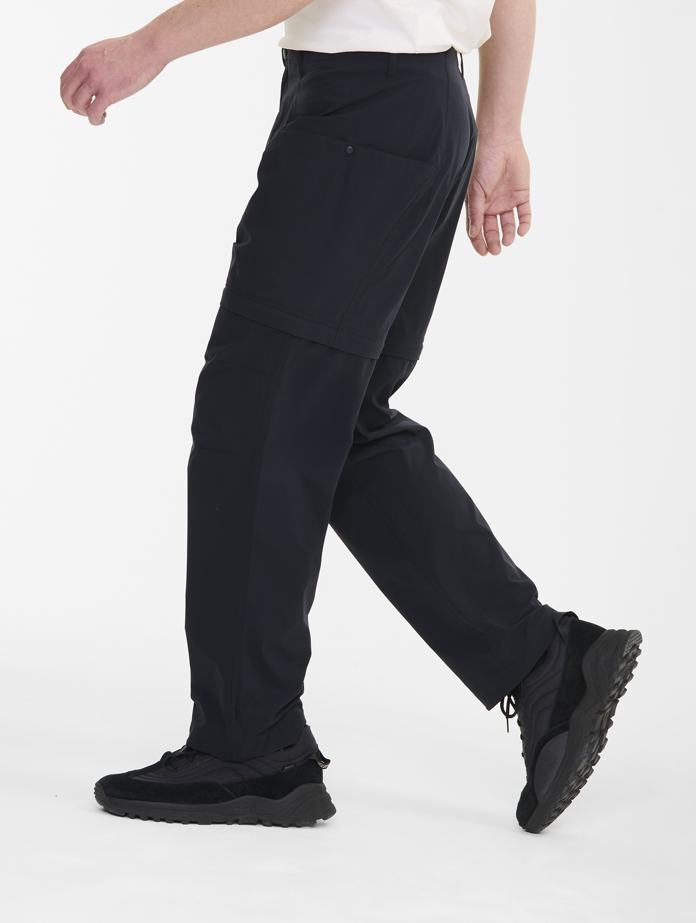 Pantalon technique modulable deperlant et UV-C® NOIR