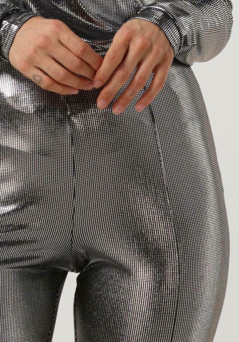 NOTES DU NORD zilveren notes du nord pantalon ivetta pant4