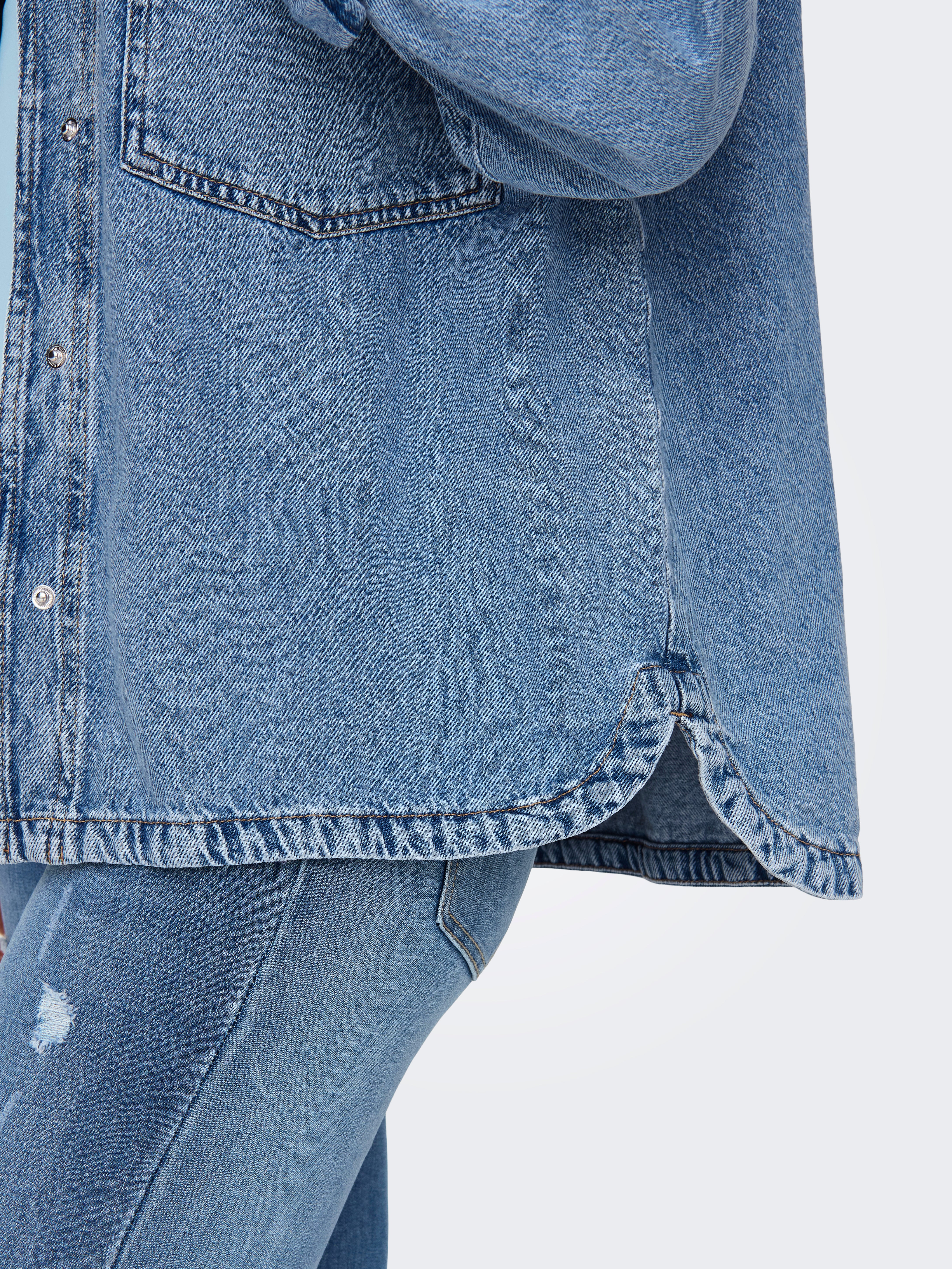 ONLEMMIE Jeanshemd Light Blue Denim