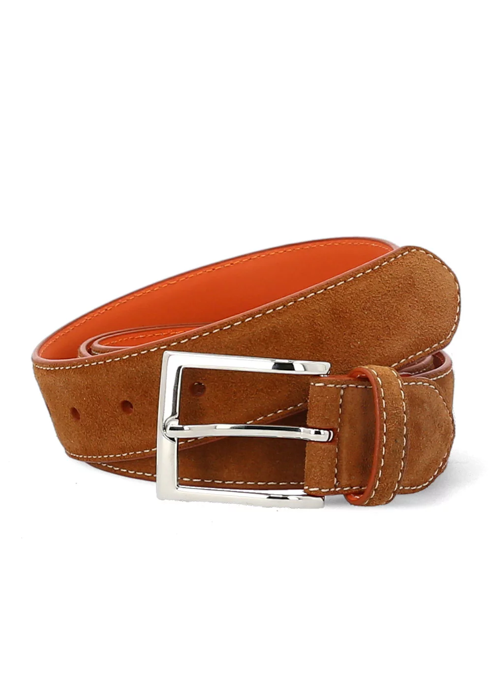 CEINTURE PABLO VELOURS NOISETTE