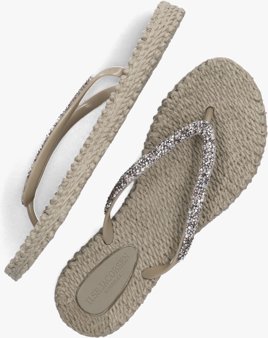 ILSE JACOBSEN taupe ilse jacobsen teenslippers cheerful03g