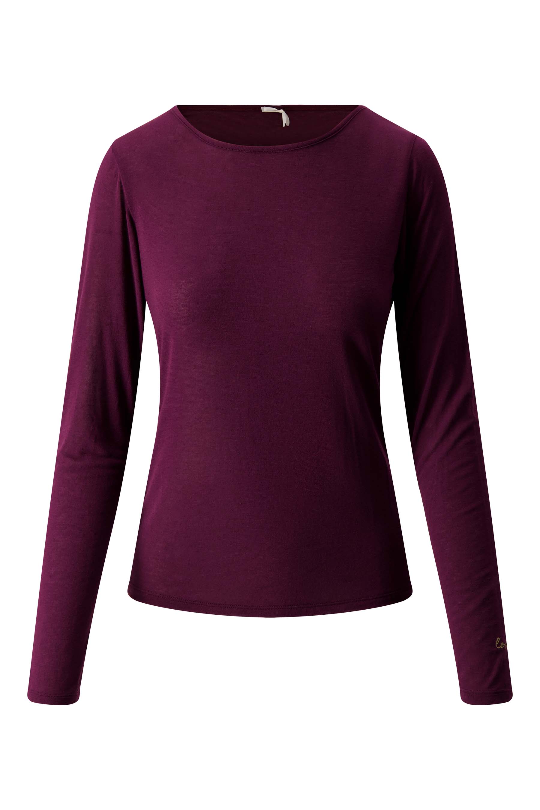 zachte basic top van wol
