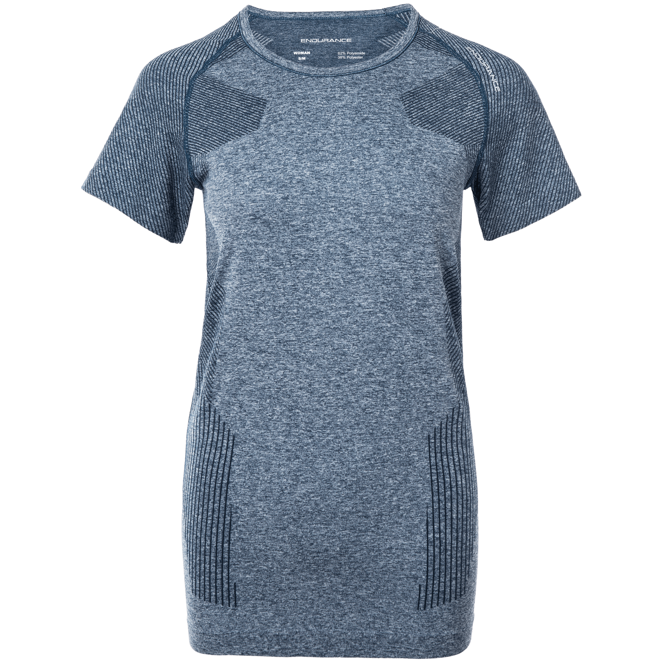 Endurance Vanilla W Melange Seamless S-S Tee - Treningstøy