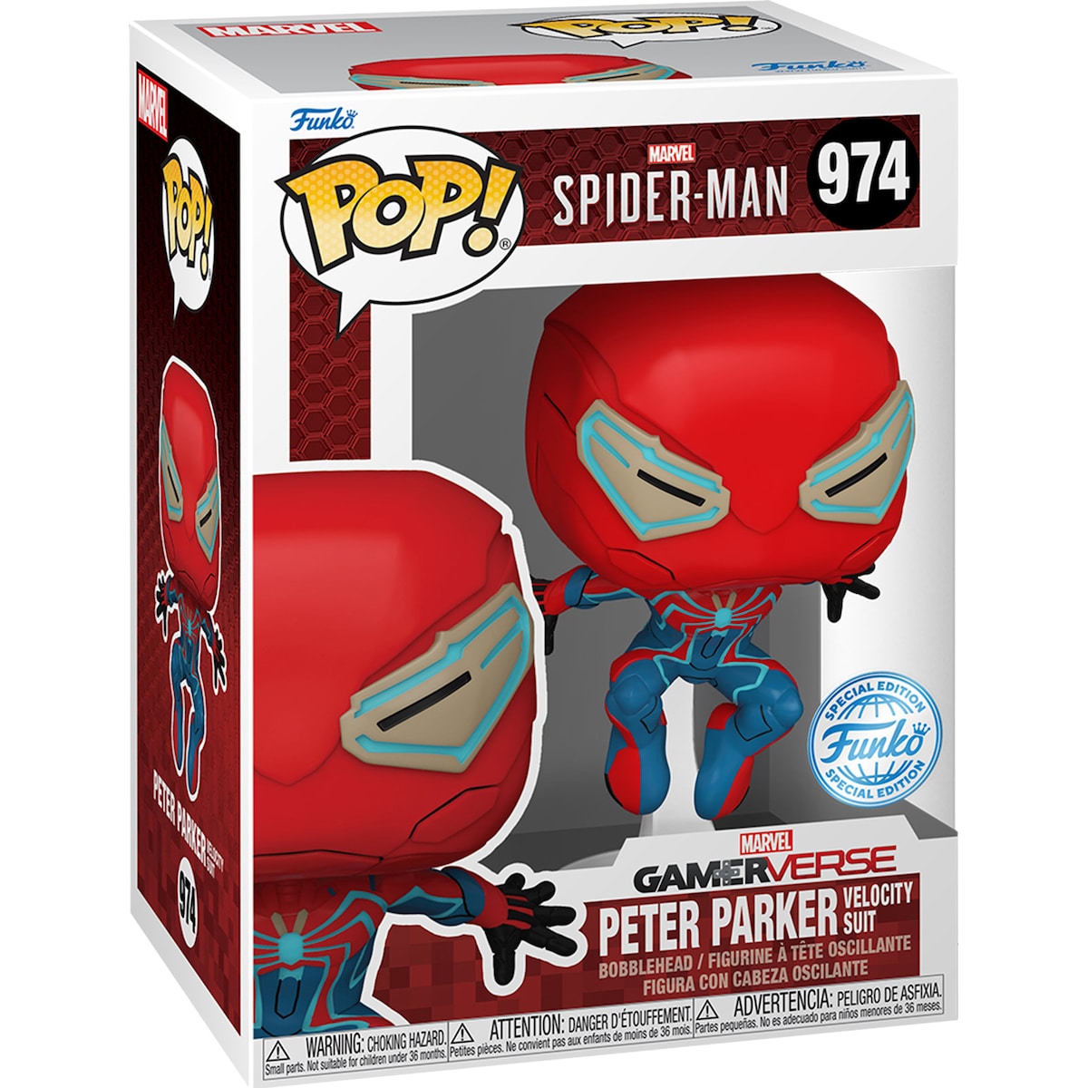 Funko Spiderman actionfigur (Velocity Suit)