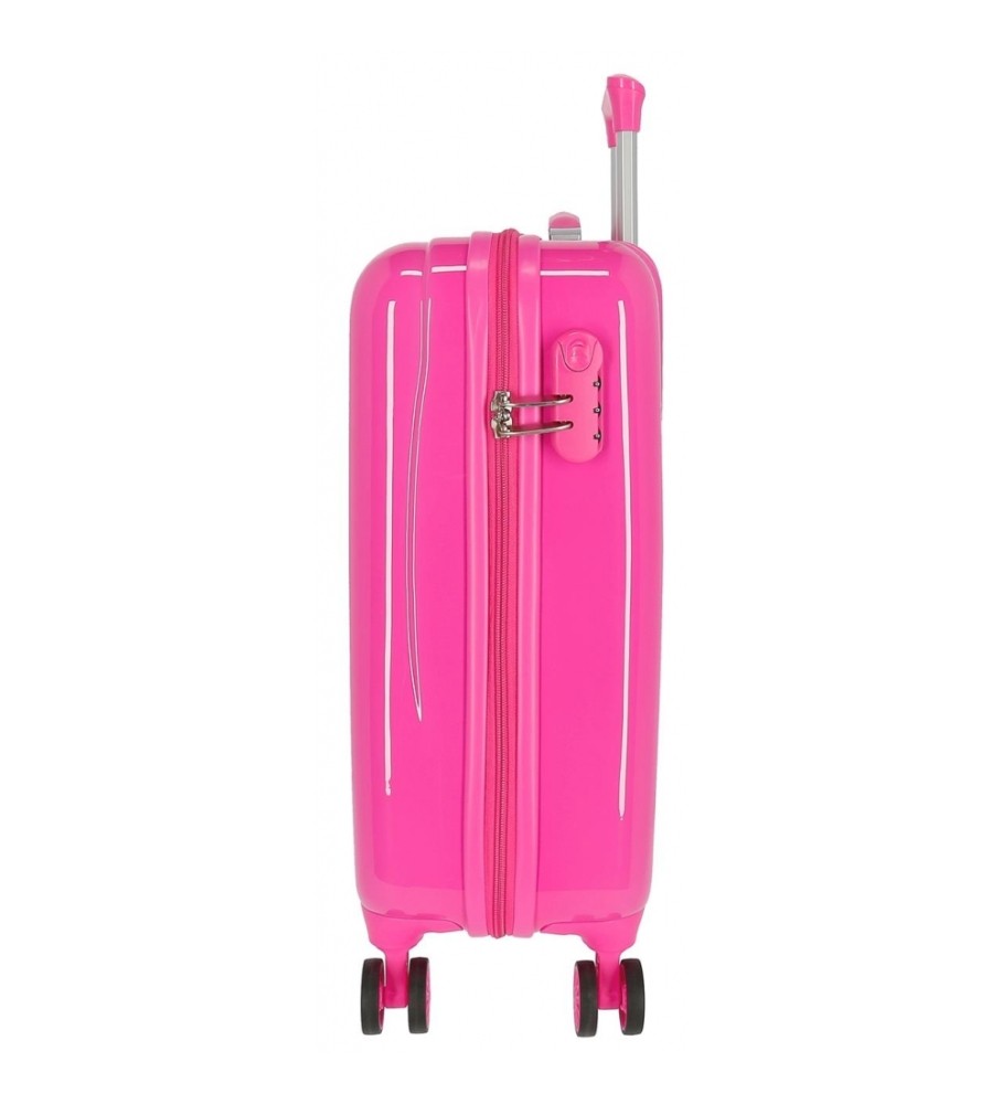Mala de cabine rígida rosa Disney Minnie Happy Helpers