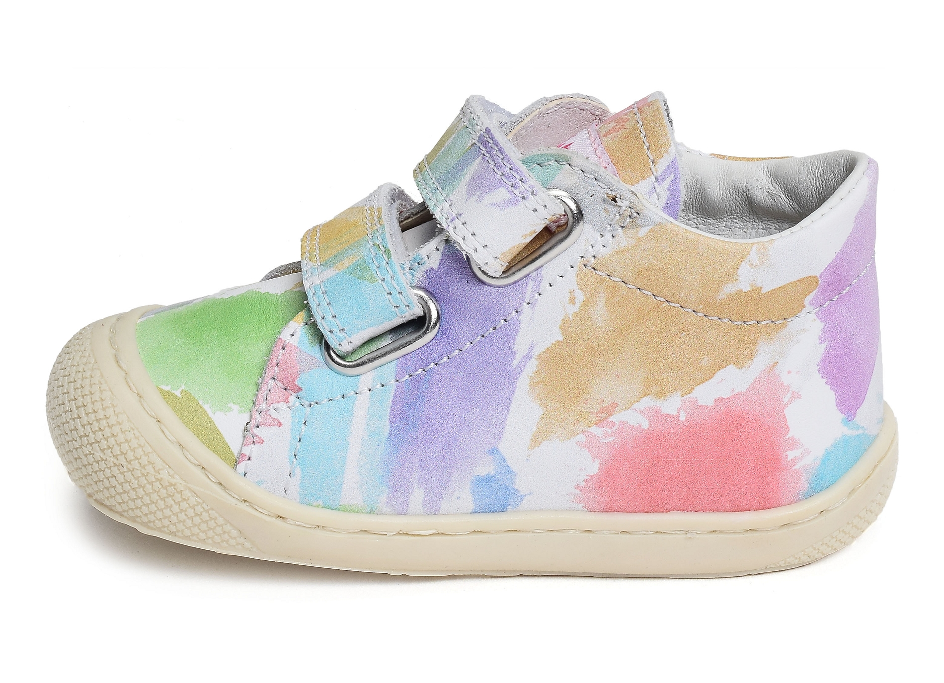 Cocoon girl velcro fantaisie blanc multicolore