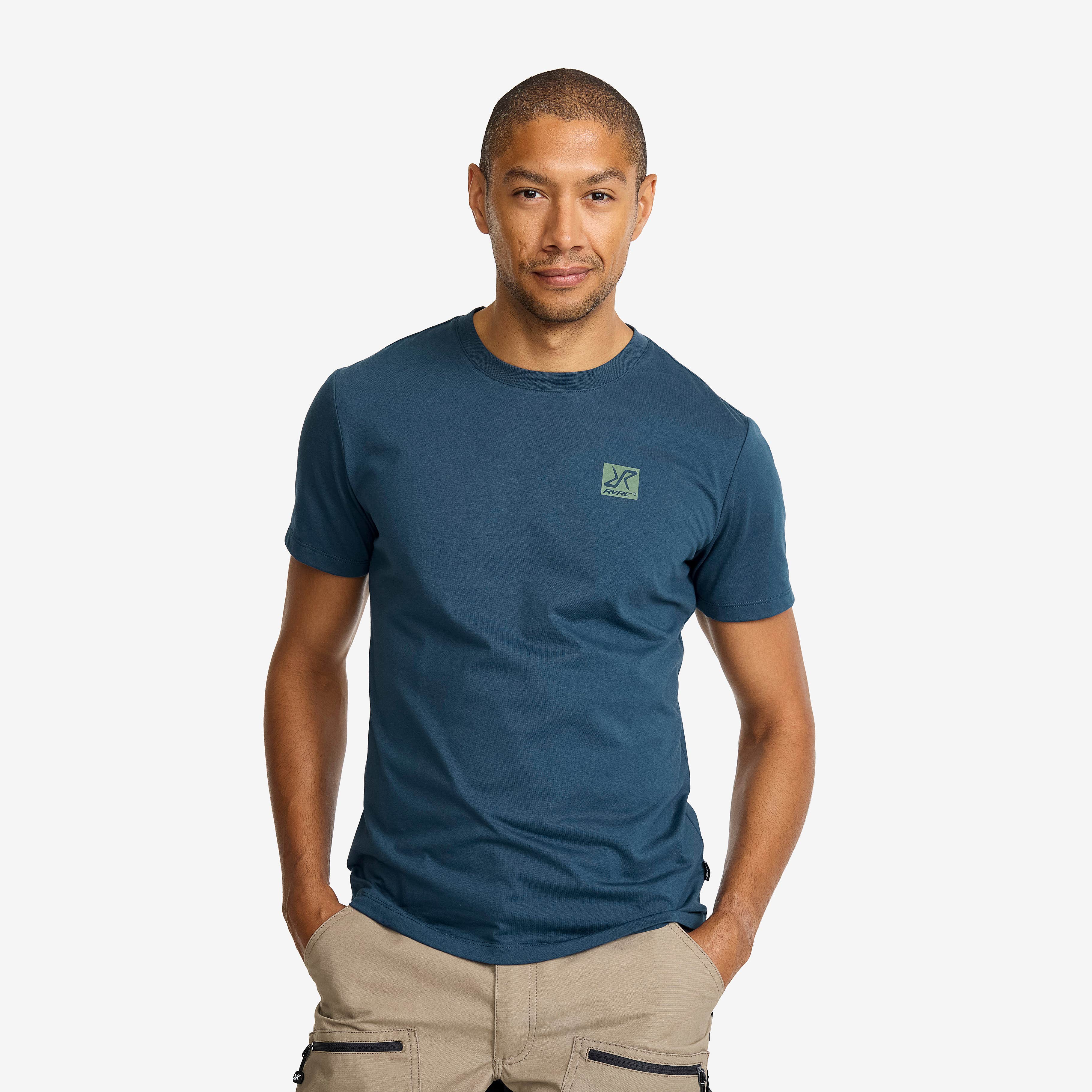 Easy Graphic Logo T-shirt Slim Fit Herre Moonlit Ocean
