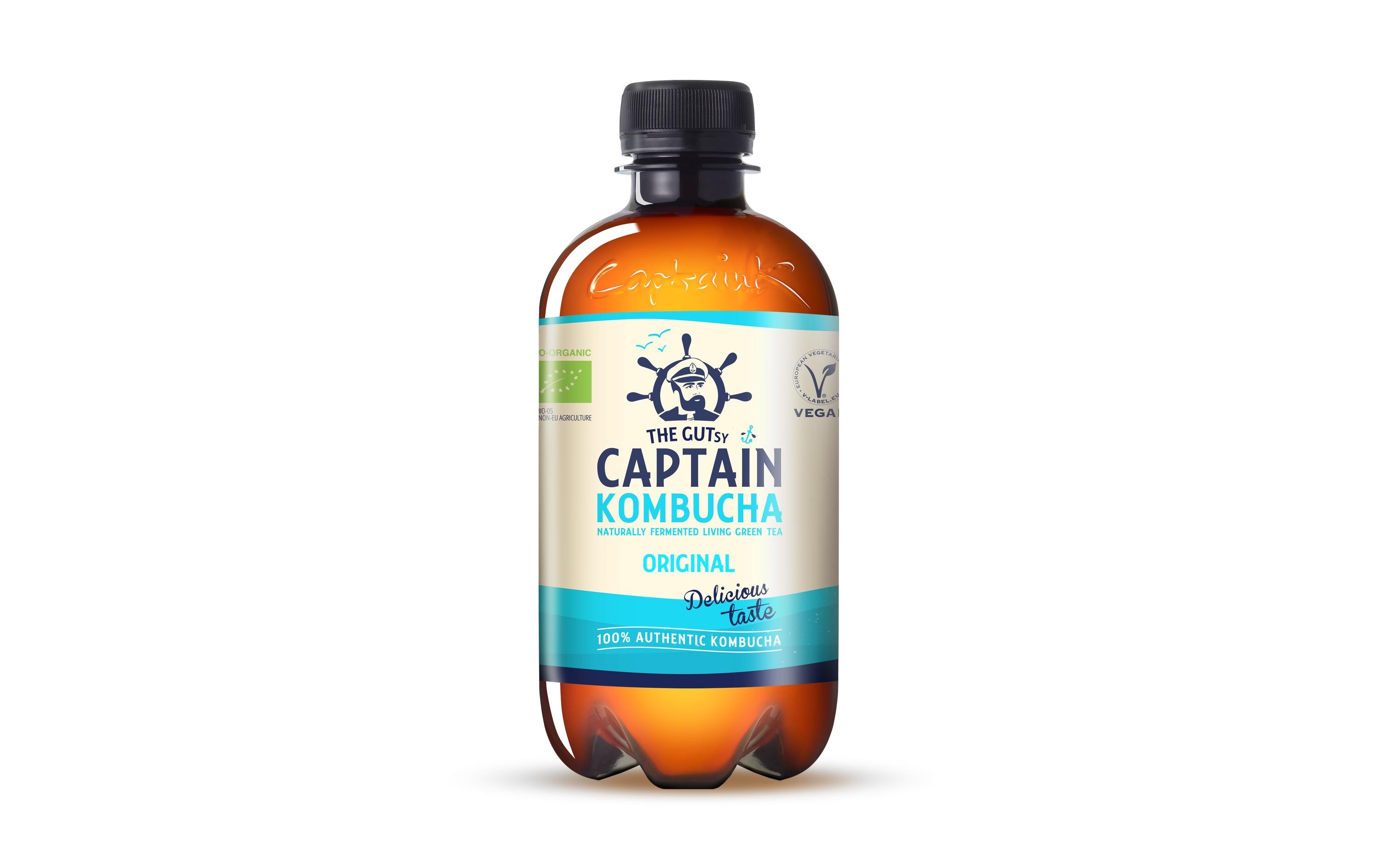 Bio Kombucha Original 12 x 0.4 lErfrischendes Wohlfühlgetränk auf Grüntee-Basis