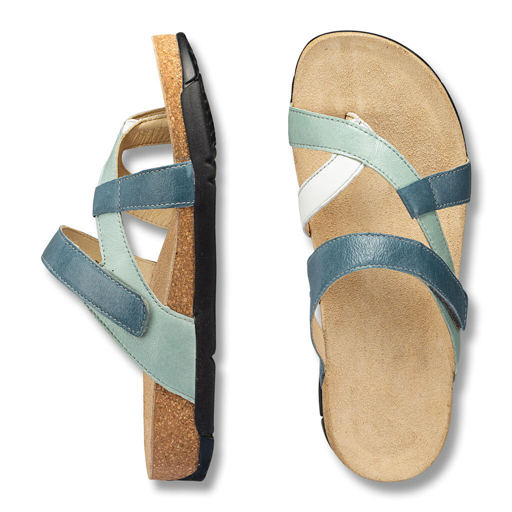 DAMEN - Zehenpantolette BEJA blau aqua