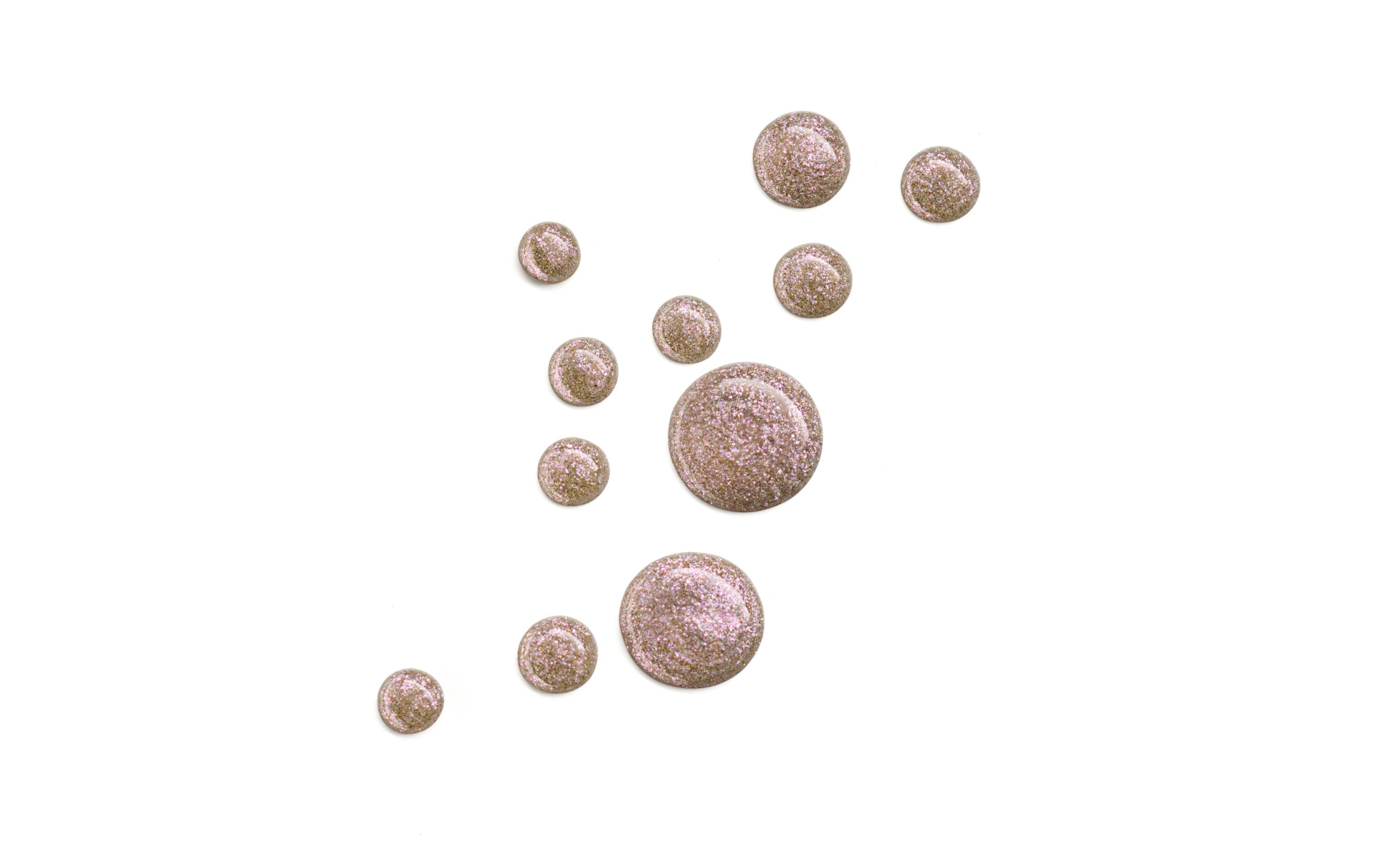 Gel nail colour 58 LESS BITTER MORE glitterSchnelltrocknender Nagellack für ein hochglänzendes Gel-Finish