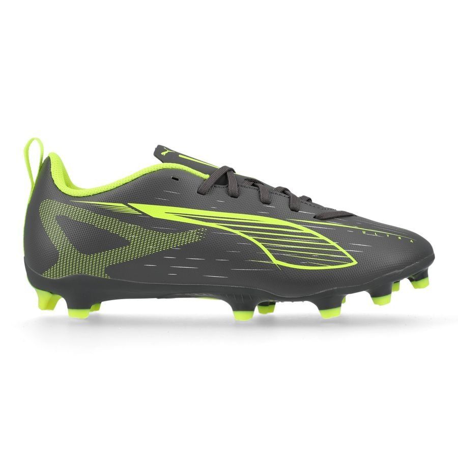 PUMA Ultra 5 Play FG/AG Audacity - Matte Aged Silver/Jaune/Argenté Enfant