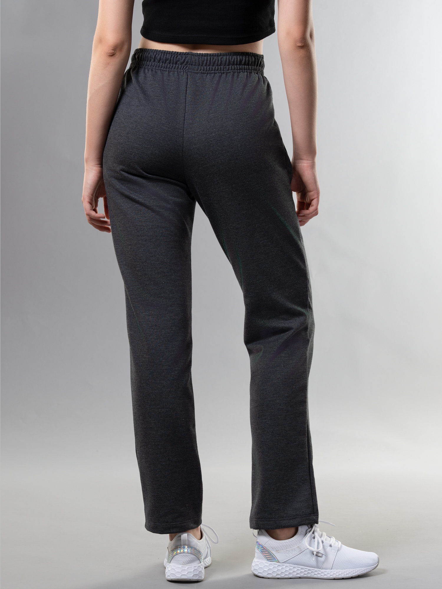 Freizeithose aus Sweat-Qualität Anthrazit-melange