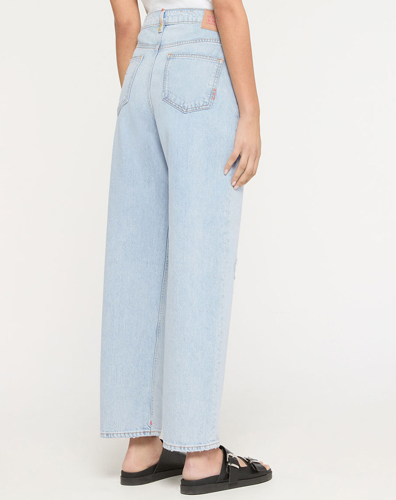 Scotch & Soda Jean Regular Fit Abrasion bleu clair