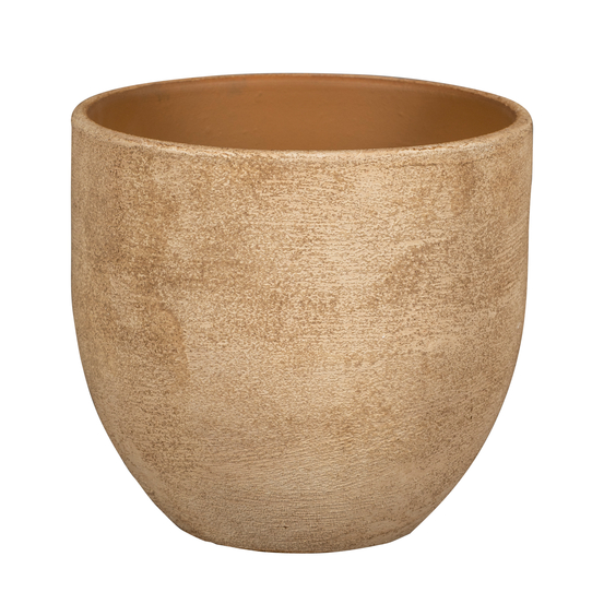 Cache-pot Douro vintage marron Ø14cm - H13cm