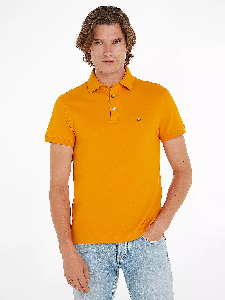 TOMMY HILFIGER Poloshirt Slim Fit orange