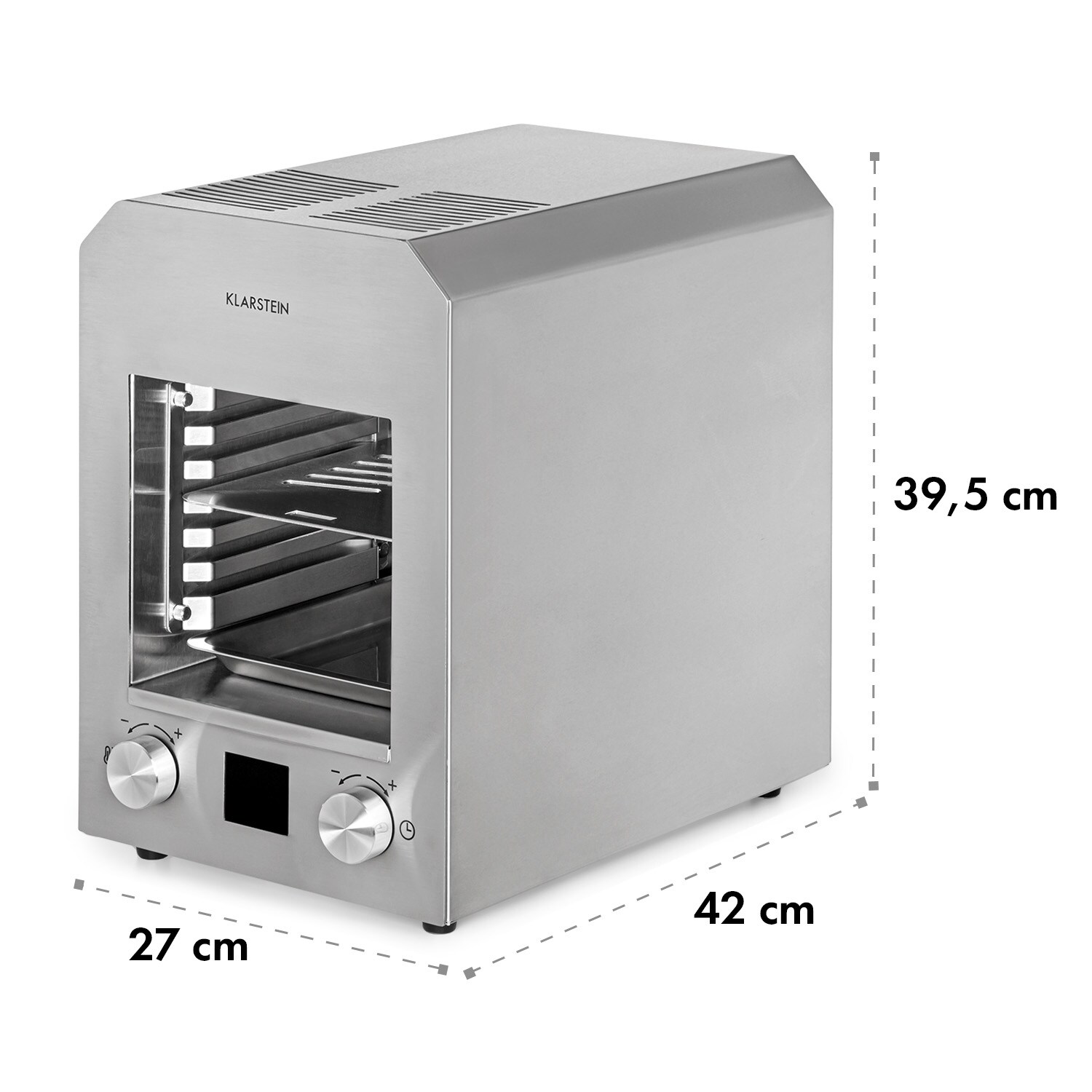 Hannibal Hochtemperaturgrill Indoor 2.200W 850°C Edelstahl silber
