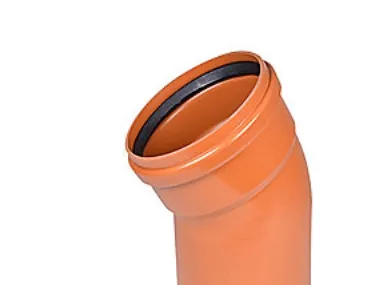 Wavin 315 mm 30 gr. PVC-kloakbøjning