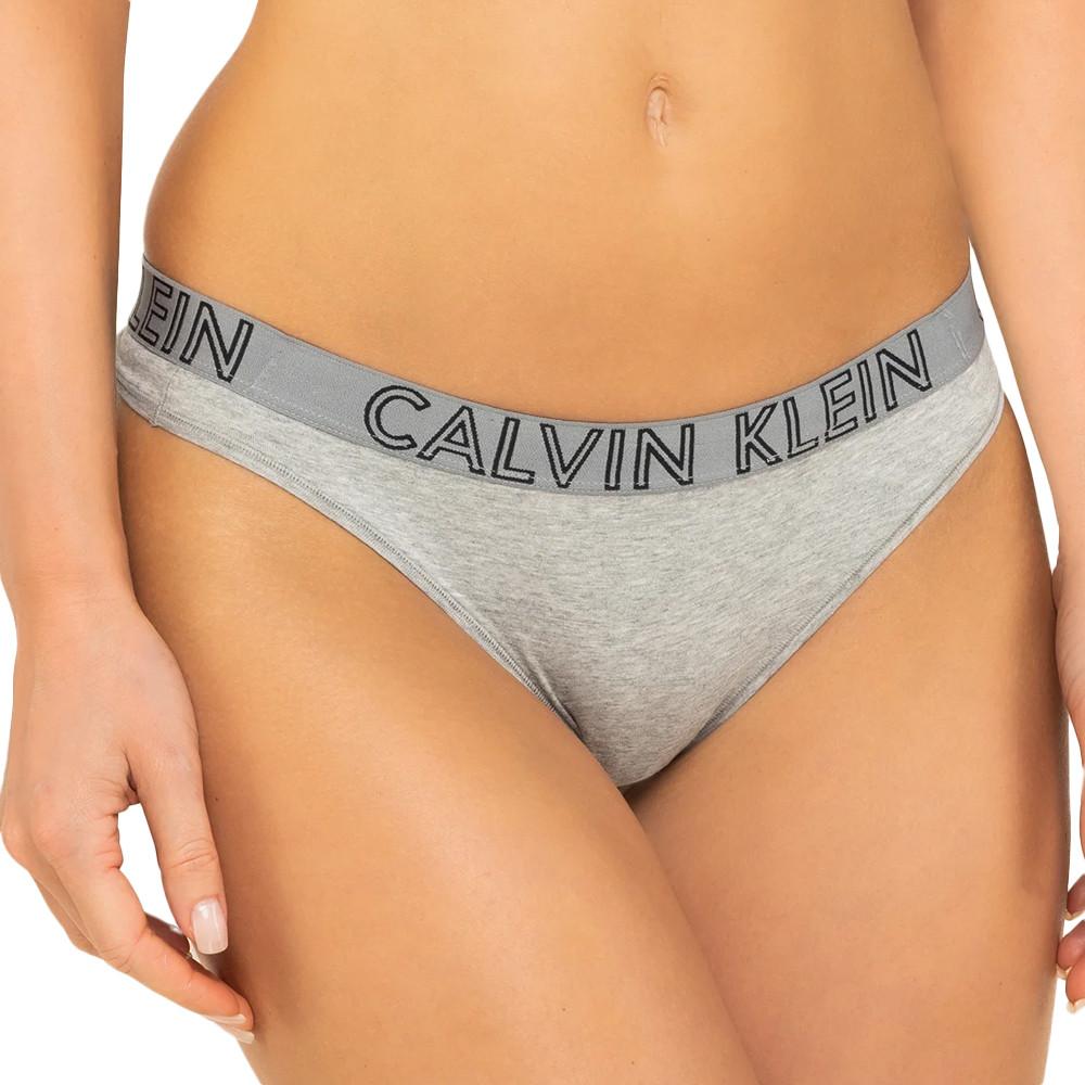 Calvin Klein Jeans String Gris Femme Calvin Klein Jeans Thong