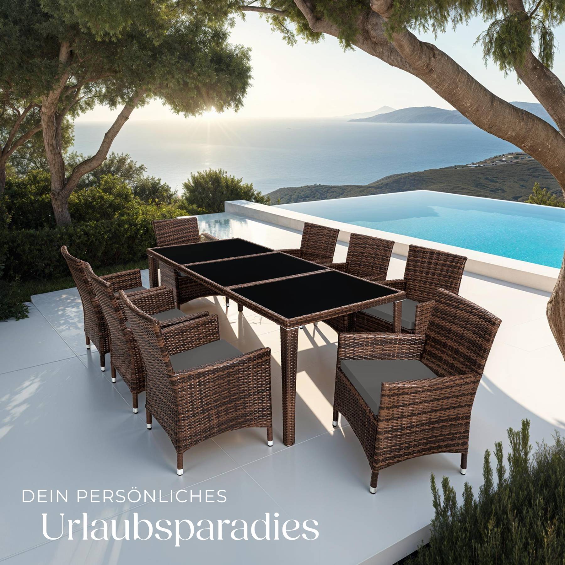 Rattan Sitzgruppe Menorca