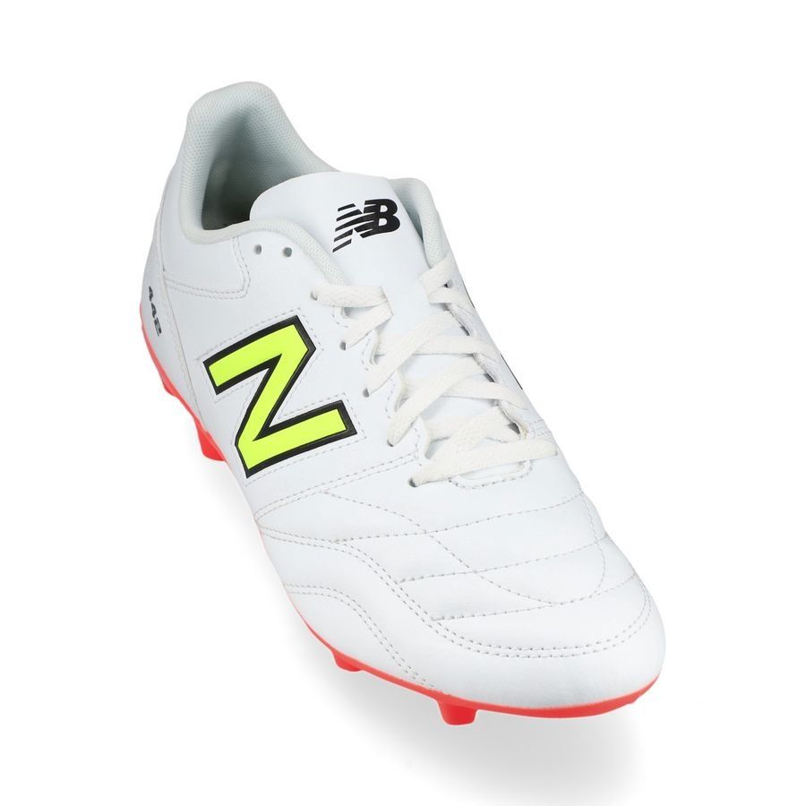 New Balance 442 V2 Academy FG Flash Point - Blanc/Vert/Noir