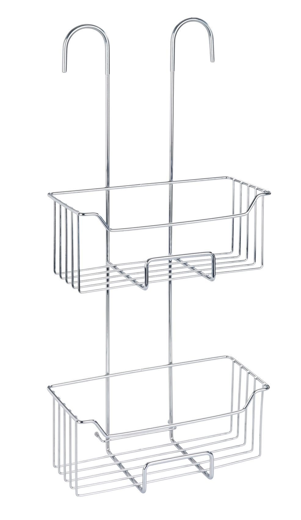 Wenko Milo douchecaddy 2-laags RVS glanzend