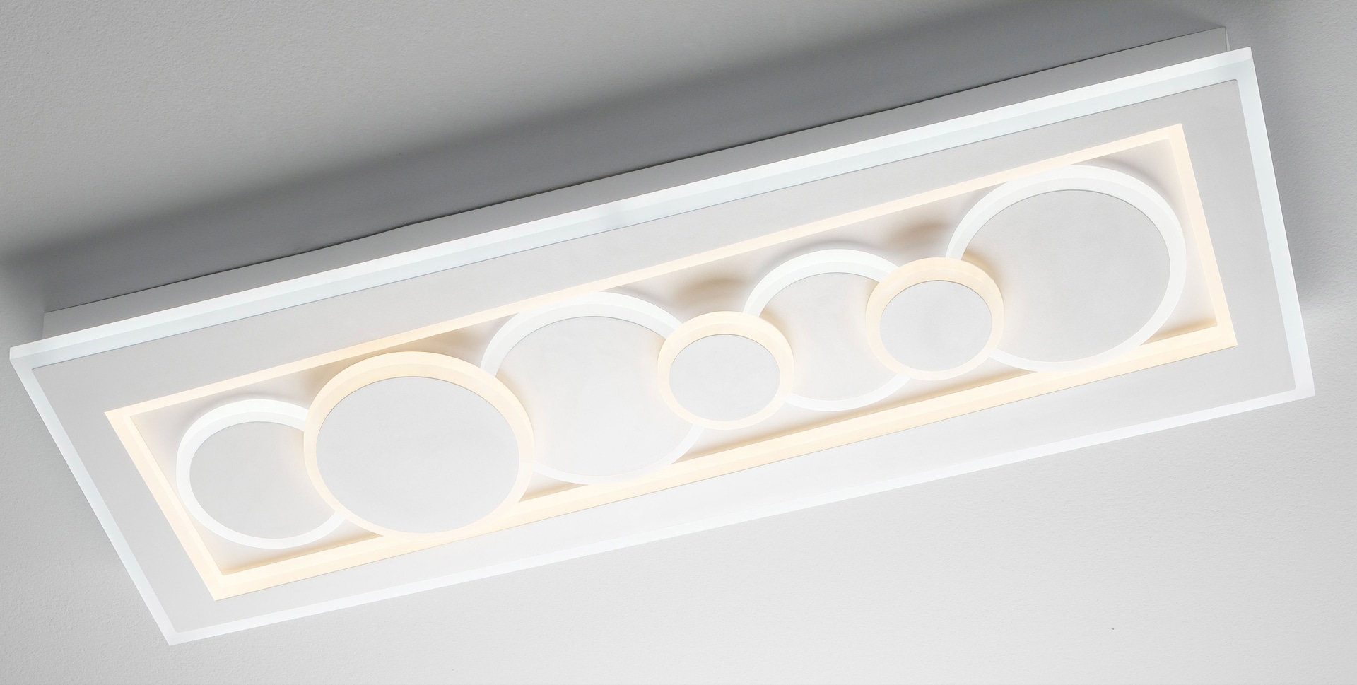 MONDO LED Deckenlampe STAIRS II 90 x 30 cm weiß