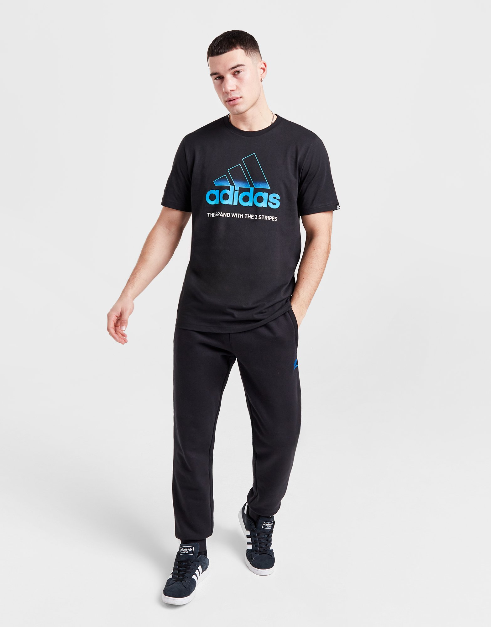 adidas T-Shirt Badge Of Sport Logo Dégradé Homme