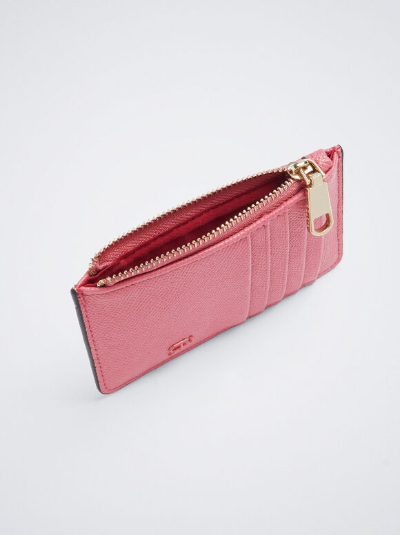 Porta-cartões básico - Rosa