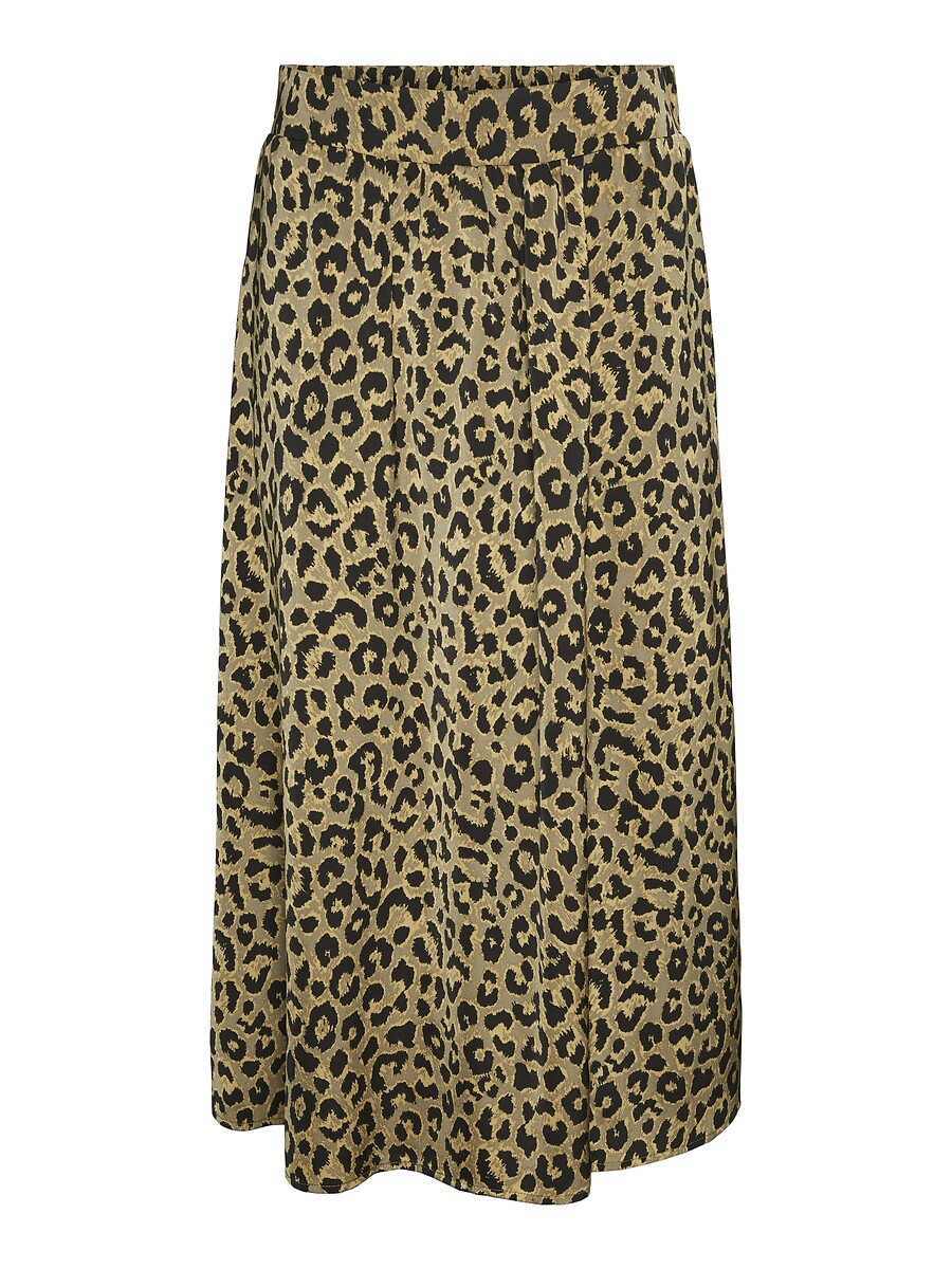 VERO MODA<br>Saia longa com estampa de leopardo