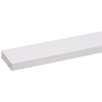 Lat geschaafd grenen wit gegrond 12x44 mm 270 cm