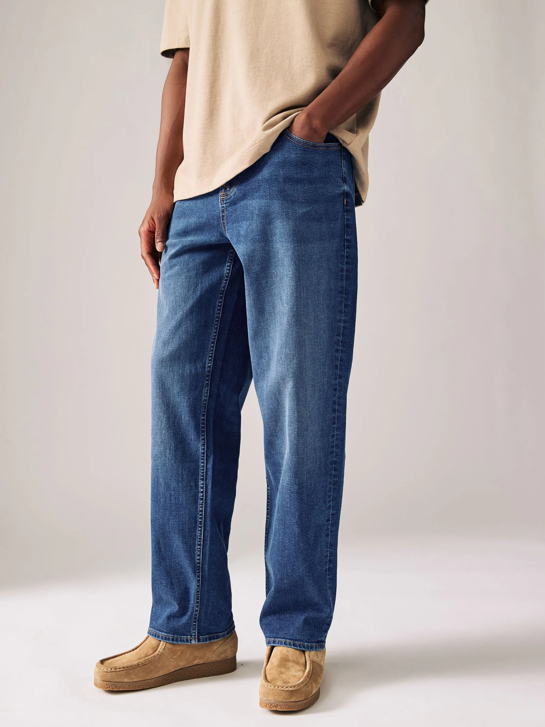 Blue Authentic - Klassieke stretchy Jeans met relaxed fit