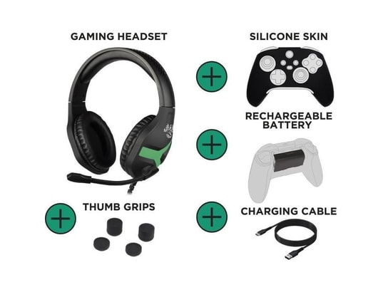 KONIX - Micro-Casque Pack joueur - - my xsx chronos - noir
