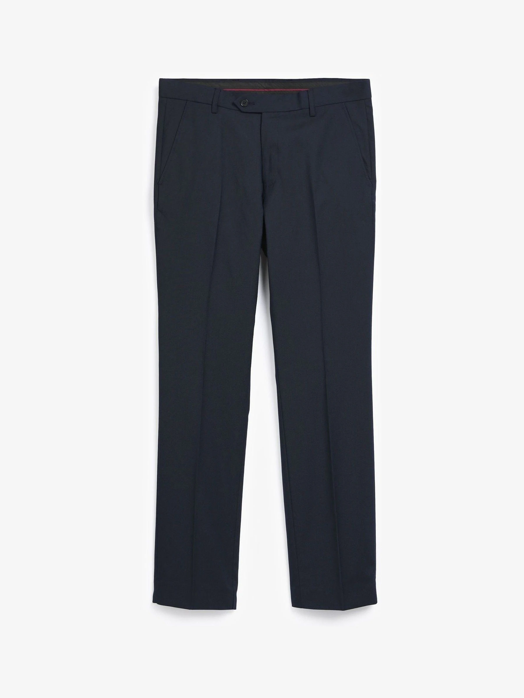 Donkerblauw - Tailored fit - Chique stretchy broek