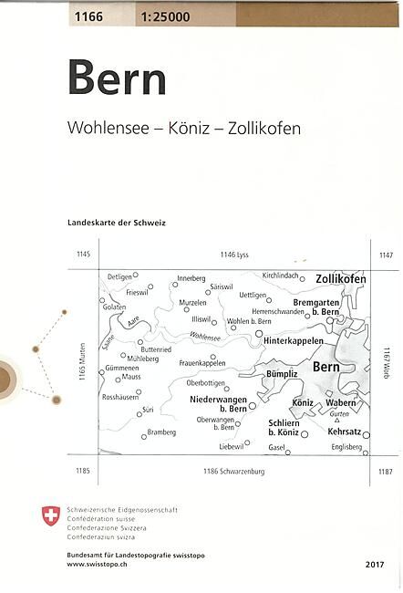 BUNDESAMT - 1166 BERN ECHELLE 1 25 000