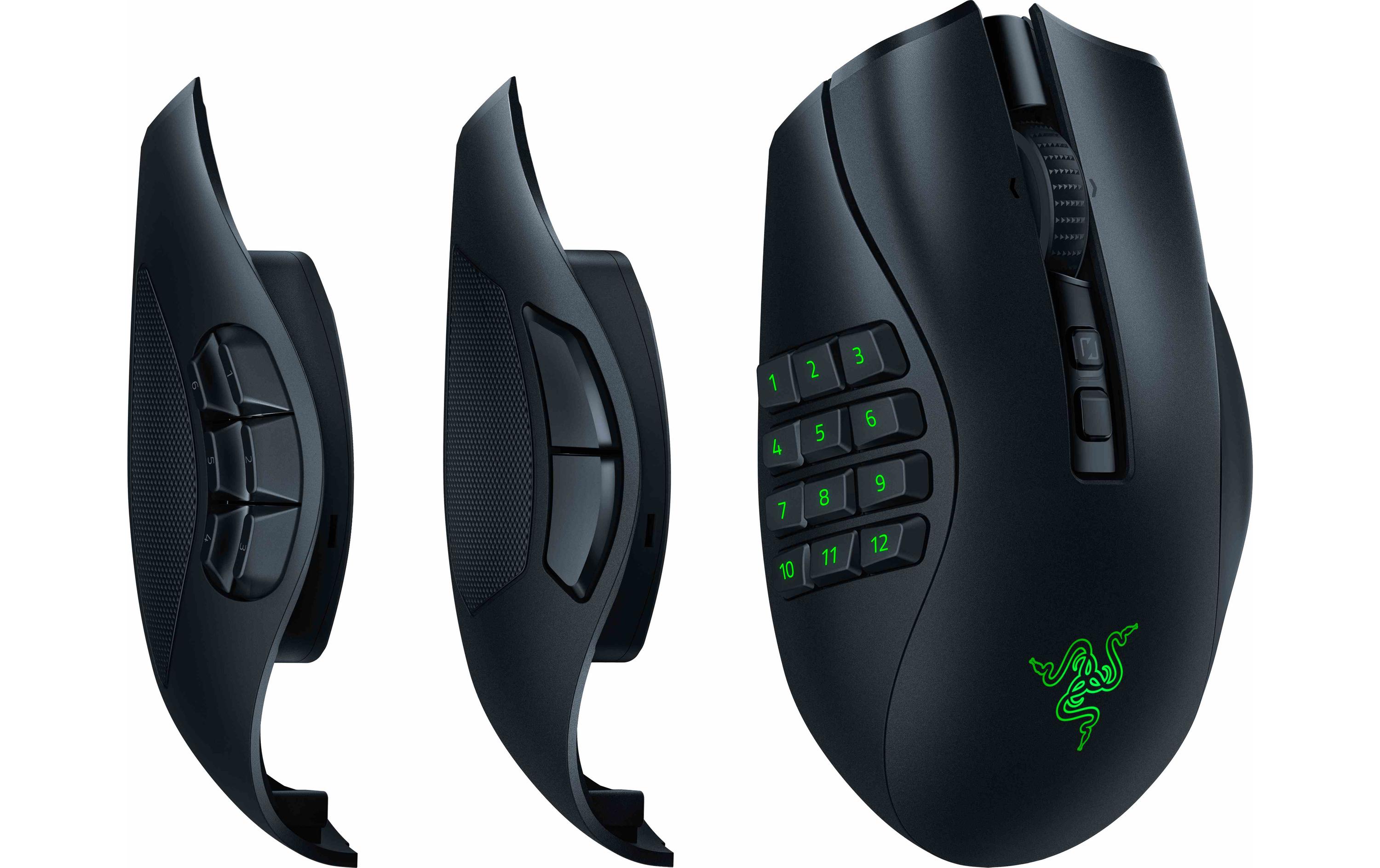 Gaming-Maus Naga V2 Pro<br>Kabellose Gaming-Maus mit optischem 30'000 dpi Sensor und RGB-Beleuchtung